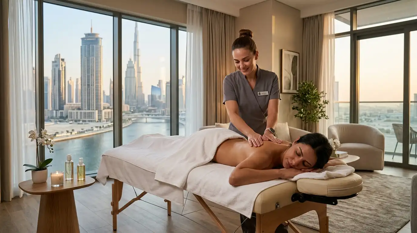 Home massage Business Bay couples massage